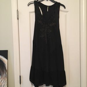 Free People black dress. Size M